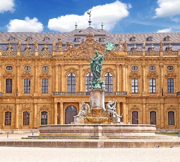 Würzburger Residenz als Ziel für einen Städtetrip